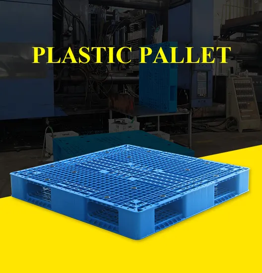 Best Selling Products HDPE Single Faced Storage Damp Proof Light Duty Plastic Pallet for Sale