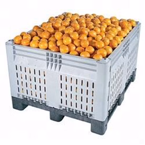 Folding Durable Heavy Duty Industrial Plastic Storage Crates Bins Pallet Box