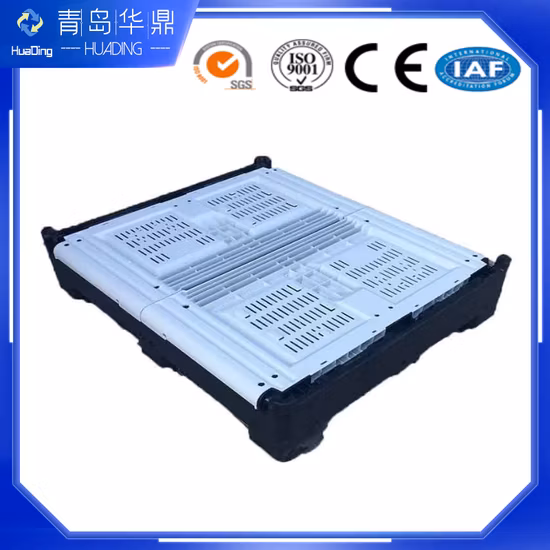 HDPE Folding Large 1200*1000*810 Plastic Pallet Box Bin for Fruit and Vegetable