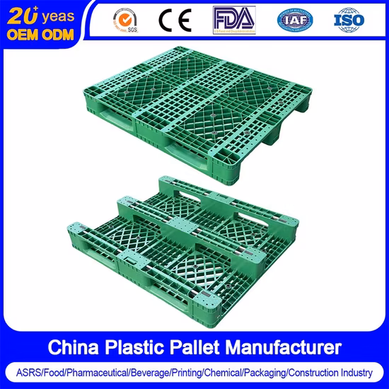 Euro HDPE Nestable Light Duty Cheap Plastic Pallet for Export