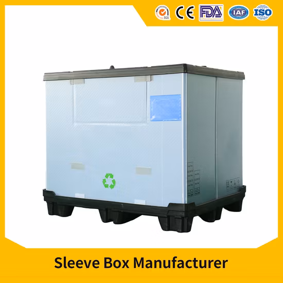 Collapsible Plastic Bubble Guard Pallet Box