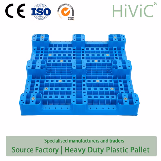 1200X1000 HDPE Light Duty Plain Deck Hygeian Plastic Pallet