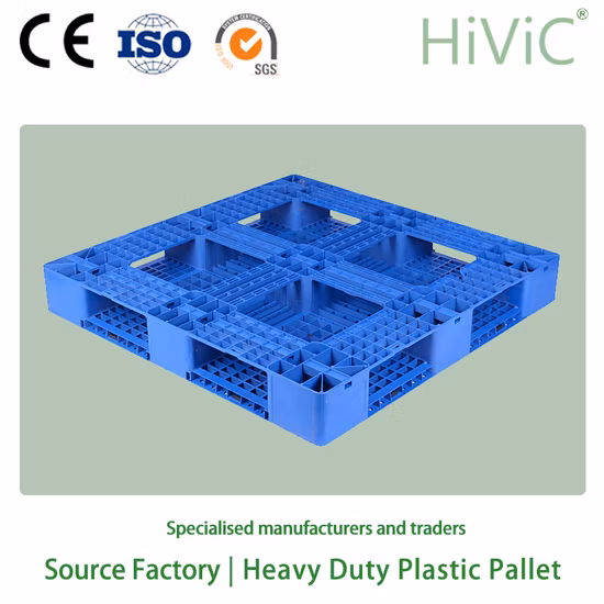 Stackable & Nestable 9 Legs Warehouse Storage Cheap Plastic Pallet