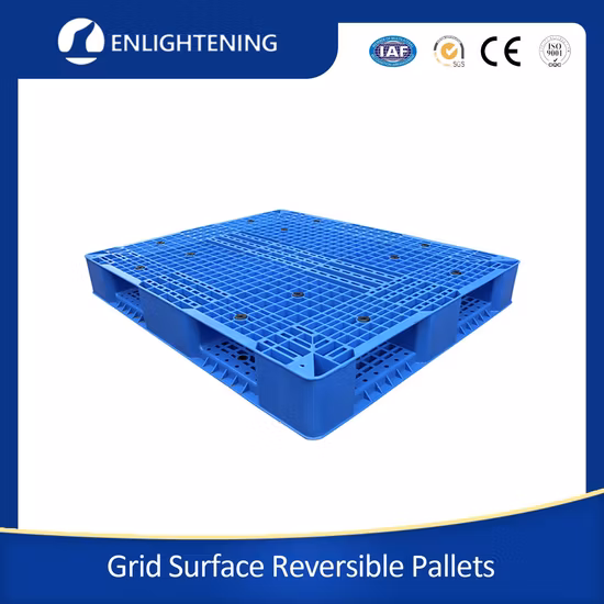 1200X1200X150mm High Quality Design Durable with Sides Heavy Duty Double Sides Large Stackable Reversible Plastic Pallet