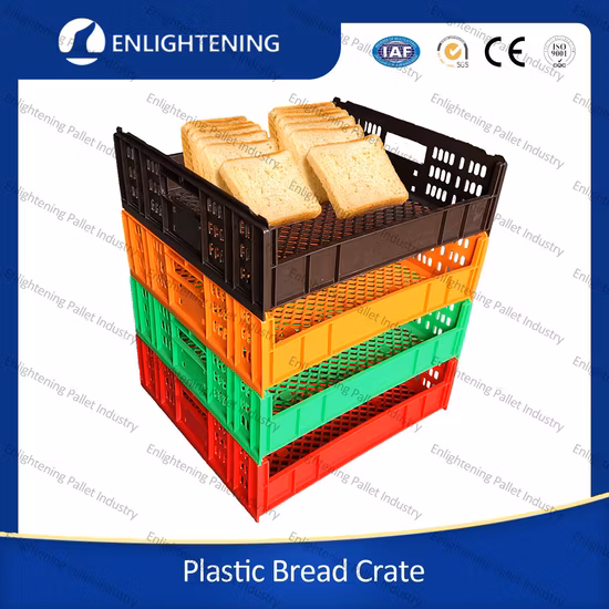 Food Grade Plastic Bread Crate for Storage and Moving